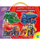 Galt - 4 Shaped Puzzles Construction Vehicles - Ga0984a