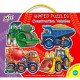 Galt - 4 Shaped Puzzles Construction Vehicles - Ga0984a