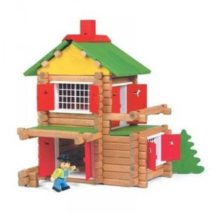 Jeujura - Jouet En Bois - Maison Forestiere - 135 Pièces
