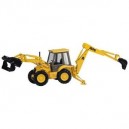 Joal - Véhicule De Chantier - Miniature - Chargeuse Pelleteuse Jcb 217s Centremount
