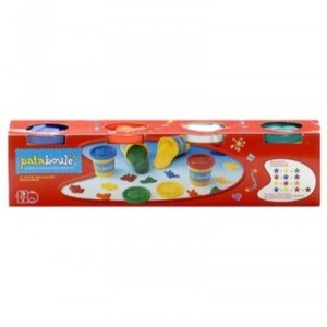 Logitoys - Loisirs Créatifs - 4 Pots De Pâte À Modeler