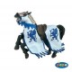 Papo - Cheval du Roi au Dragon Bleu - 39389