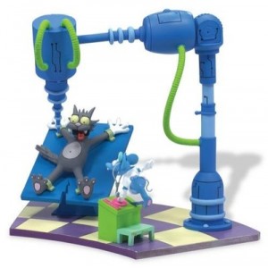 Deluxe Set McFarlane Toys Simpsons Itchy and Scratchy