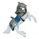 Papo - Cheval Armure Cabré Bleu - 39251
