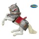 Papo - Cheval Armure Cabré Rouge - 39250