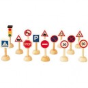 Plan Toys - Plan City - Panneaux De Signalisation