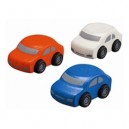 Plan Toys - Véhicules En Bois - Automobiles Familiales Plan City, Lot De 3