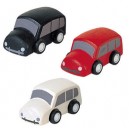 Plan Toys - Véhicules En Bois - Véhicule De Transport De Passagers, En Lot De 3, Plan City