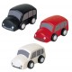 Plan Toys - Véhicules En Bois - Véhicule De Transport De Passagers, En Lot De 3, Plan City
