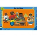 Ravensburger - Puzzle Enfant - Au Marché - 15 Pièces