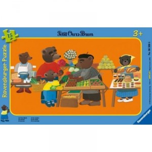 Ravensburger - Puzzle Enfant - Au Marché - 15 Pièces