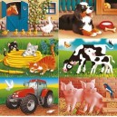 Ravensburger - Puzzle Enfant - Bienvenue À La Ferme - 6 Pièces