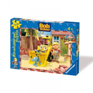 Ravensburger - Puzzle Enfant - Il Y A Beaucoup À Faire / Bob Le Bricoleur - 2x20 Pièces