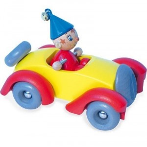 Vilac - Jouets En Bois - Oui Oui Articulé En Voiture