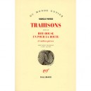 Trahisons , Hot House, Un Pour La Route - Harold Pinter