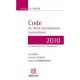 Code De Droit International Humanitaire 2010 (4e Edition) - Eric David , Francoise Tulkens , Damien Vandermeersch