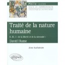 Traite Sur La Nature Humaine T.1 , De La Liberte Et De La Necessite , Hume - Anne Auchatraire