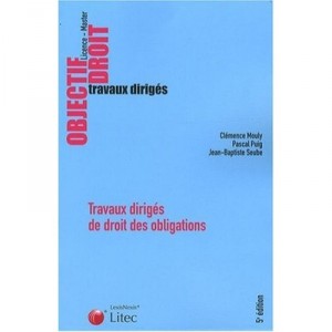 Travaux Diriges De Droit Des Obligations - Clemence Mouly , Pascal Puig , Jean-baptiste Seube