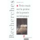 Trois Essais Sur La Genese De La Pensee Sociologique - Francois Vatin