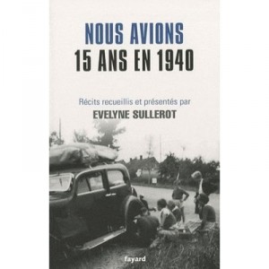 We had 15 in 1940 - Evelyne Sullerot