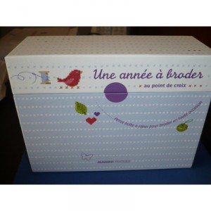 Une Annee A Broder , Coffret De 78 Fiches - Collectif