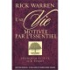 Une Vie Motivee Par L'essentiel - Rick Warren