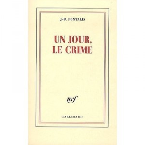Un Jour, Le Crime - Jean-bertrand Pontalis