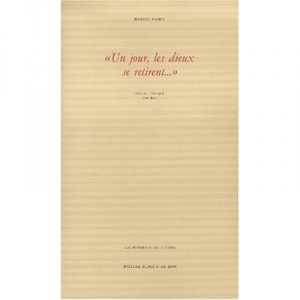 un Jour, Les Dieux Se Retirent...» - Jean-luc Nancy