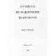 Un Siecle De Maconnerie Egyptienne - Rene Witzhard