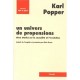 Un Univers De Propensions , Deux Etudes Sur La Causalite Et L'evolution - Karl Popper