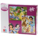 Hasbro - MB - 9883 - Puzzle enfant - Puzzles 2x 25 Pièces Disney N°1 - Blanche Neige / Jasmine (Mb Jeux)