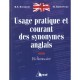 Usage Pratique Des Synonymes Anglais - Batchelor Saadi