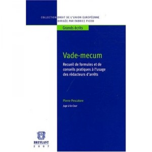Vade-mecum Recueil De Formules - Pescatore Pierre