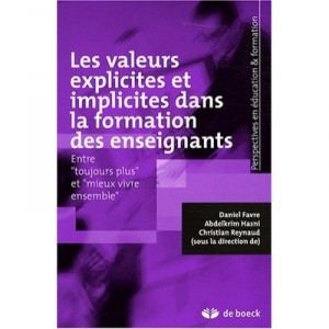Valeurs Implicite Et Explicite Dans La Formation - Collectif