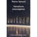 Variations Paysageres - Pierre Sansot