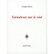 Variations Sur Le Reel - Georges Picard