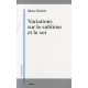 Variations Sur Le Sublime Et Le Soi - Marc Richir