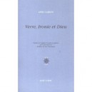 Verre, Ironie Et Dieu - Anne Carson