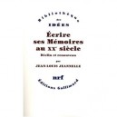 Ecrire Ses Memoires Au Xx Siecle , Declin Et Renouveau - Jean-louis Jeannelle