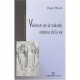 Violence De La Maladie, Violence De La Vie - Claire Marin