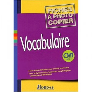 Vocabulaire , Cm1 , Fichier Photocopiable - Collectif