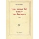 Vous M'avez Fait Former Des Fantomes - Herve Guibert