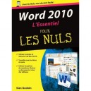 Word 2010 L'essentiel Pour Les Nuls - Dan Gookin