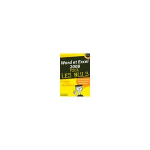 Word Et Excel 2008 Mac Pour Les Nuls - Tom Negrino