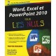 Word, Excel Et Powerpoint 2010 Pour Les Nuls - Dan Gookin