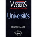 Words , Universites - Florent Gusdorf