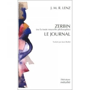 Zerbin Le Journal - J.m.r Lenz
