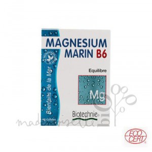 Biotechnie Magnésium Marin B6 Remineralisation 40 Gélules