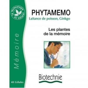 Biotechnie Phytamémo 40 Gélules