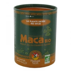Maca bio et équitable 340 comprimés (FLAMANT VERT)